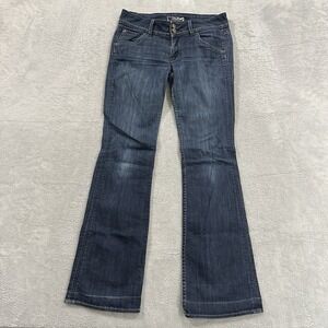 Hudson USA Made Bootcut Jeans Women 28 Low Rise Blue Western Y2K